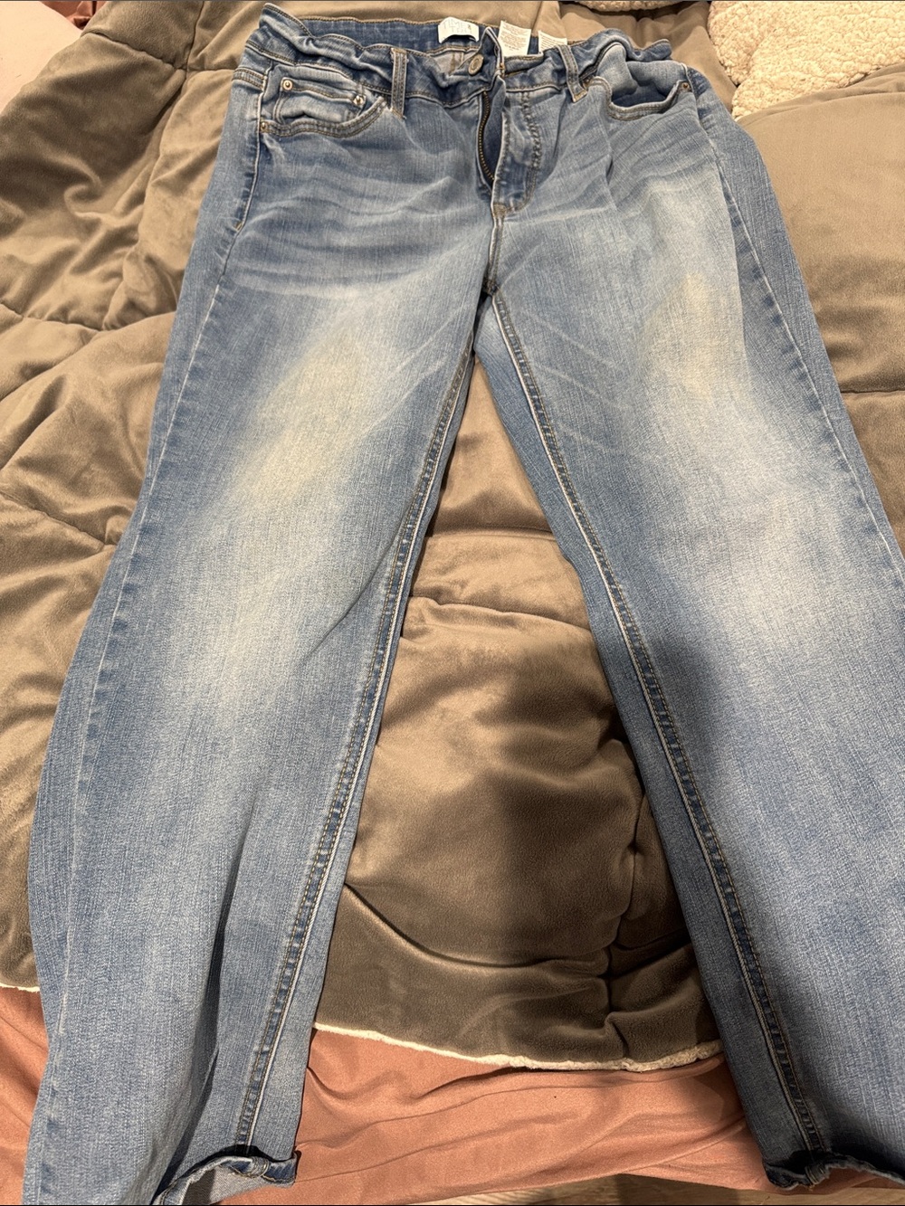 Time and Tru Light Blue Straight Leg Jeans